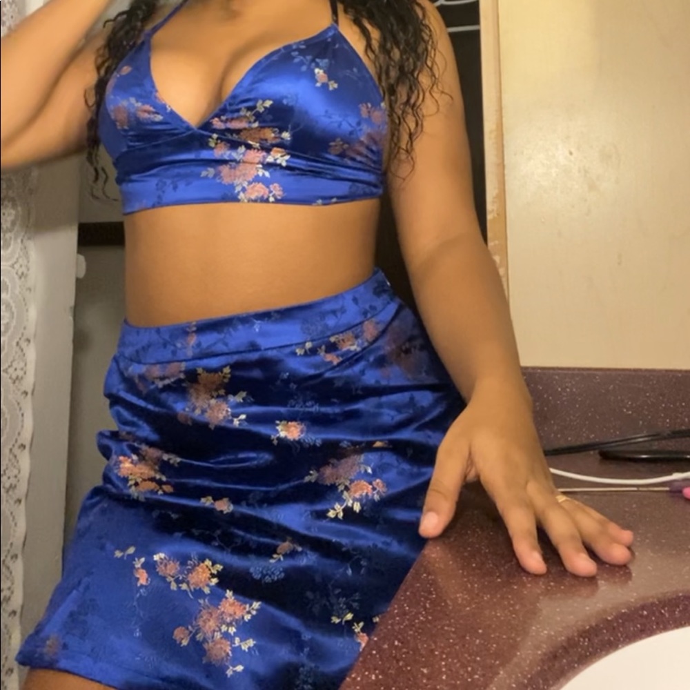 2 piece floral set from Shein